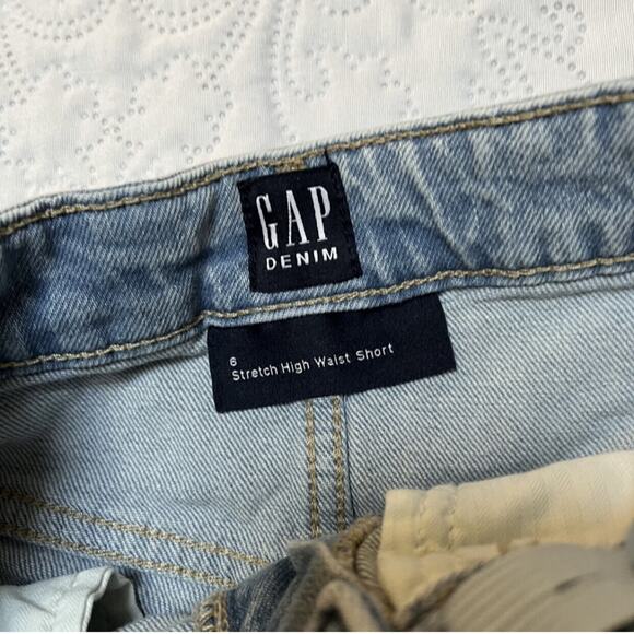 Gap Stretch High Waist Shorts Size 6 - Picture 5 of 5